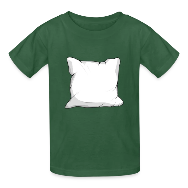 Cocon Douillet Blanc sur T-shirts Russell Enfant