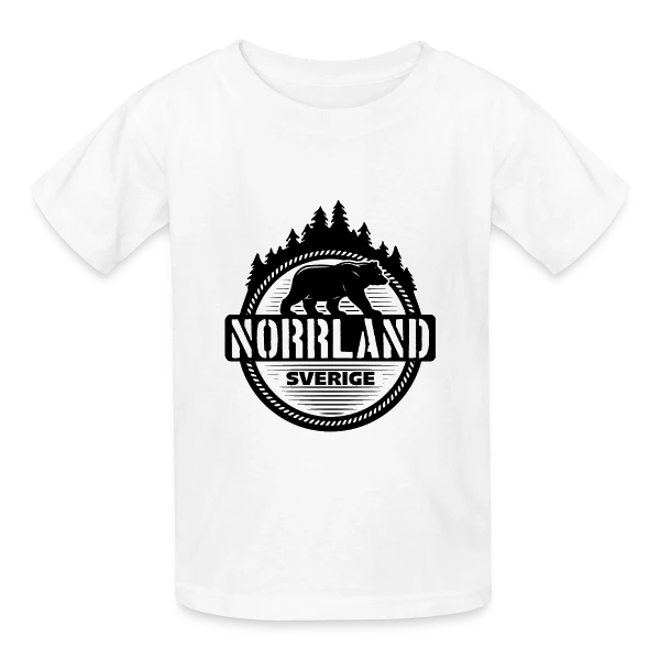 Porte le Norrland : Fierté Suédoise sur T-shirts Russell Enfant