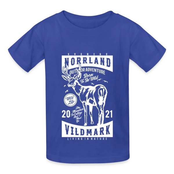 Norrland Vildmark 2021 : Exploration Grand Nord sur T-shirts Russell Enfant