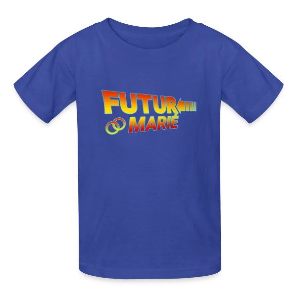 Futur Marié Style Cinéma sur T-shirts Russell Enfant