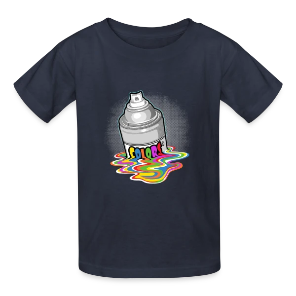 Bombe de Peinture : L'Art du Street Art sur T-shirts Russell Enfant