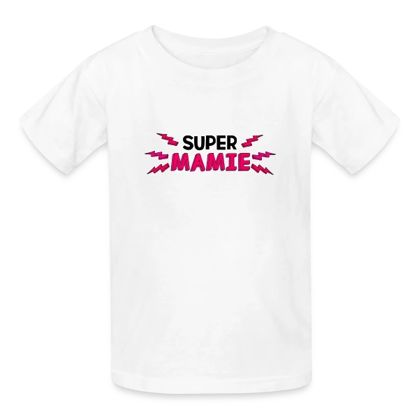 Super Mamie - Le Cadeau Idéal sur T-shirts Russell Enfant