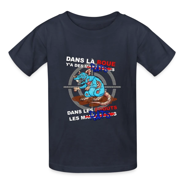 Rat des Égouts Zombie sur T-shirts Russell Enfant