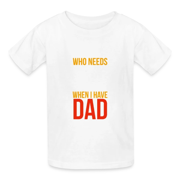 Super Papa - Mon Héro du Quotidien sur T-shirts Russell Enfant