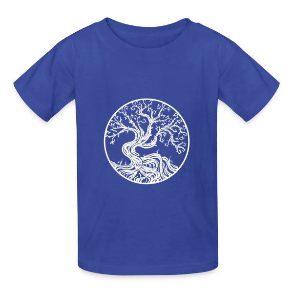 Arbre de Vie Viking : Symbole Nordique sur T-shirts Russell Enfant
