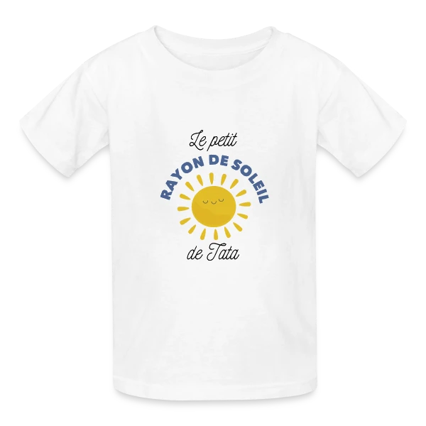 Le Rayon de Soleil de Tata sur T-shirts Russell Enfant