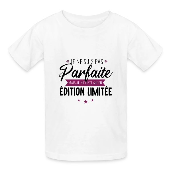 Femme "Je Suis Une Édition Limitée" sur T-shirts Russell Enfant