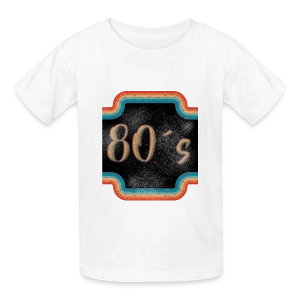 Rétro Années 80 Vintage sur T-shirts Russell Enfant