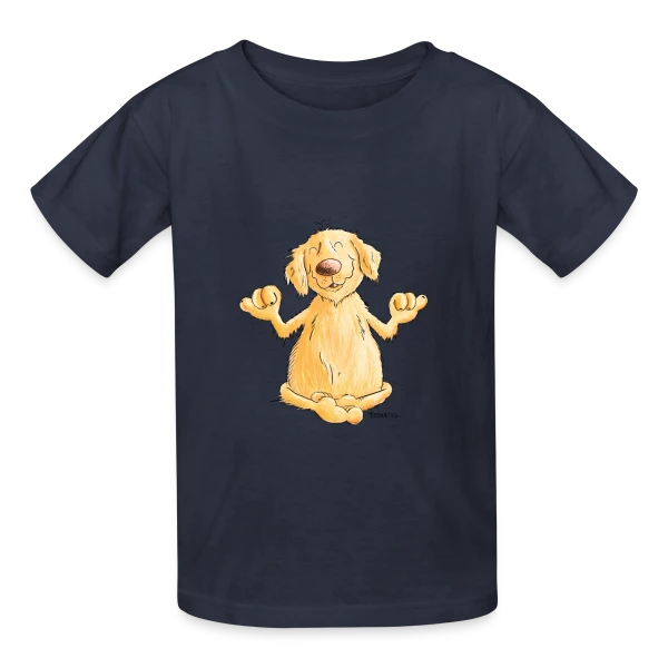 Golden Retriever Yogi Relax | T-shirt Chien Rigolo sur T-shirts Russell Enfant