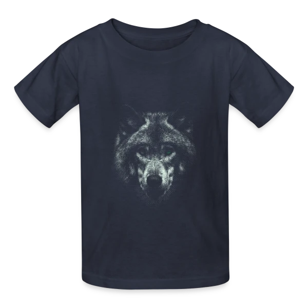 Esprit Loup Fantomatique sur T-shirts Russell Enfant