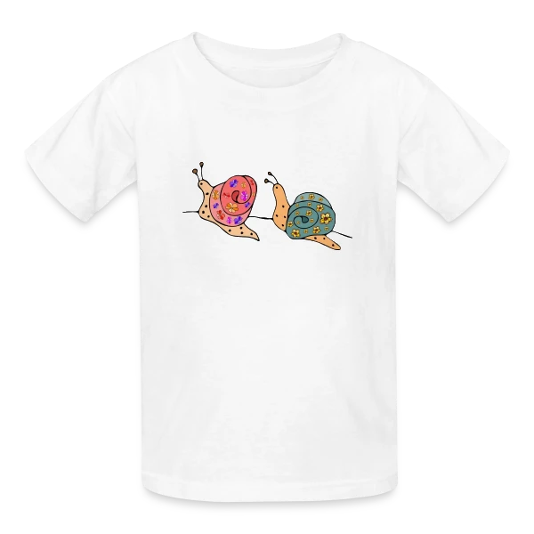 L'Escargot Chic sur T-shirts Russell Enfant