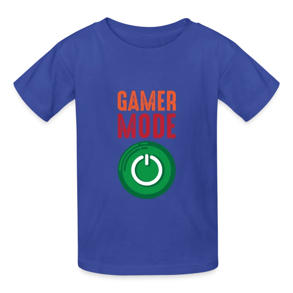 Passion Gaming : Manette et Dragons sur T-shirts Russell Enfant