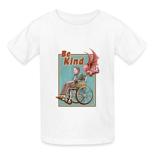 Soyez Gentil : Message Positif sur T-shirts Russell Enfant