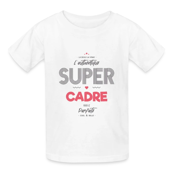 L'Authentique Super Cadre sur T-shirts Russell Enfant