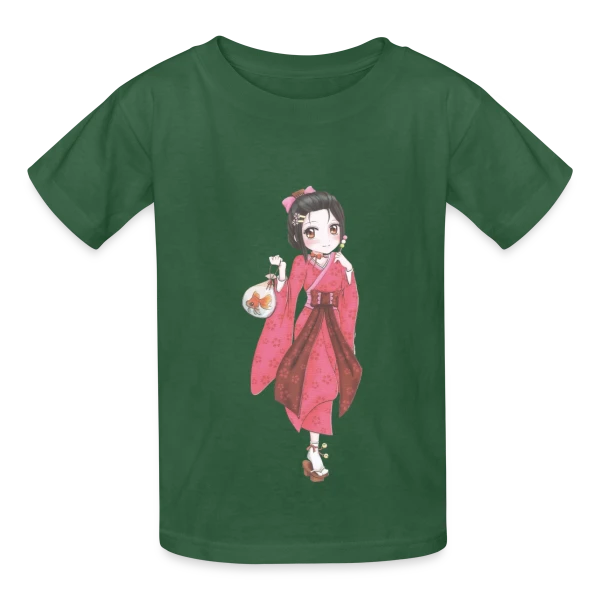 L'Univers des Mangas Japonais sur T-shirts Russell Enfant