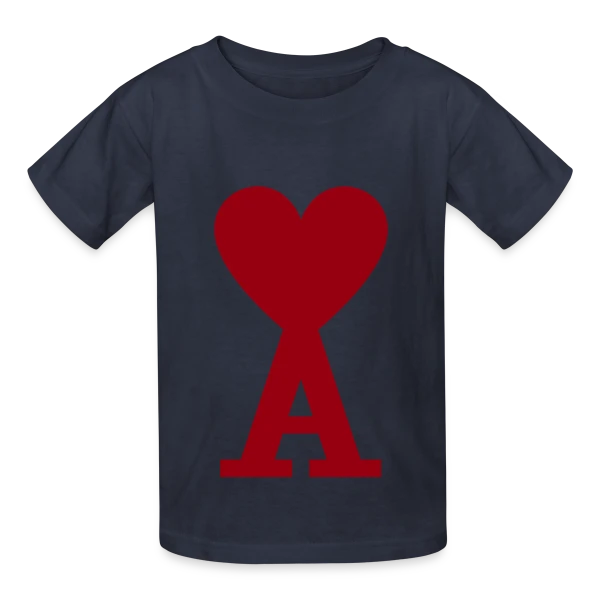 Cœur Ami Paris sur T-shirts Russell Enfant