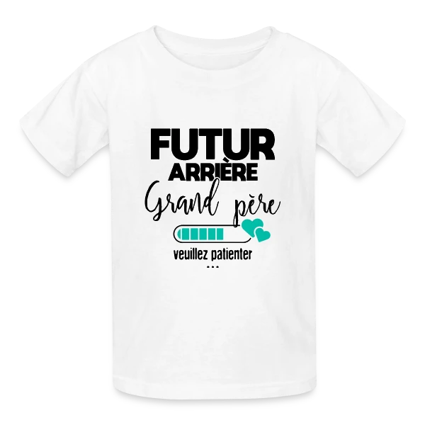 Futur Arrière-Grand-Père : Patience, Bébé Arrive ! sur T-shirts Russell Enfant