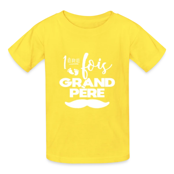 Futur Grand-Père sur T-shirts Russell Enfant