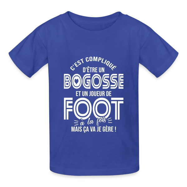 Cadeau Bogosse Footballeur Passionné sur T-shirts Russell Enfant