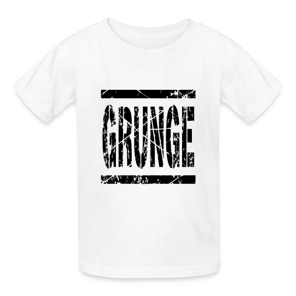 Grunge Effet Tampon sur T-shirts Russell Enfant