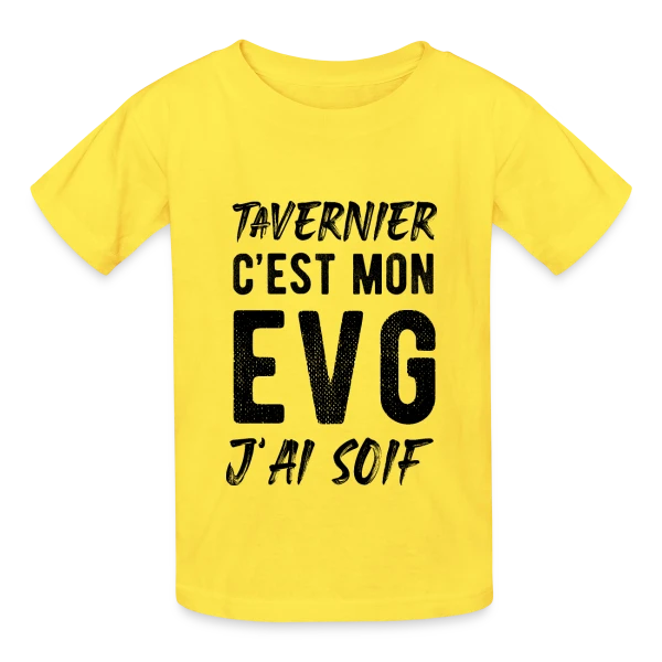 EVG Tavernier J'ai Soif sur T-shirts Russell Enfant