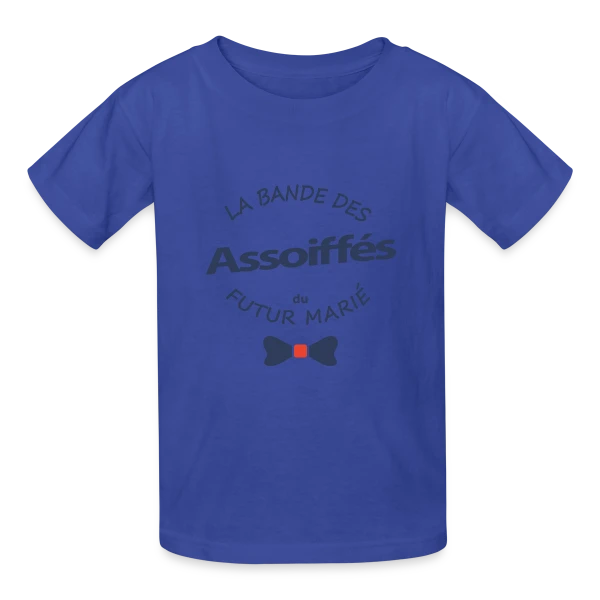 La Bande des Assoiffés du Marié sur T-shirts Russell Enfant