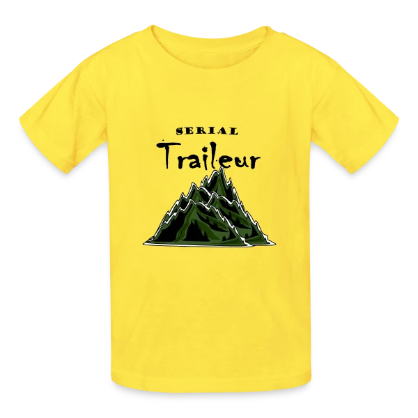 Serial Traileur sur T-shirts Russell Enfant