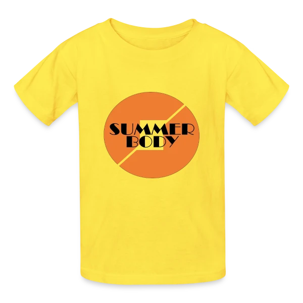 Summer Body Prêt pour l'Été sur T-shirts Russell Enfant