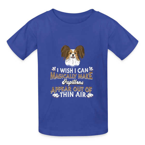 Chien Papillon Magique sur T-shirts Russell Enfant
