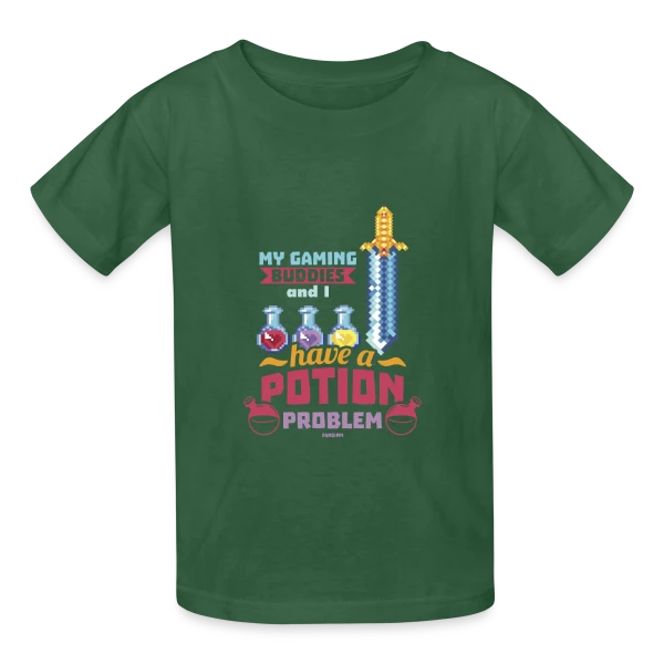 Game Nerd - Console Gaming & Manette sur T-shirts Russell Enfant