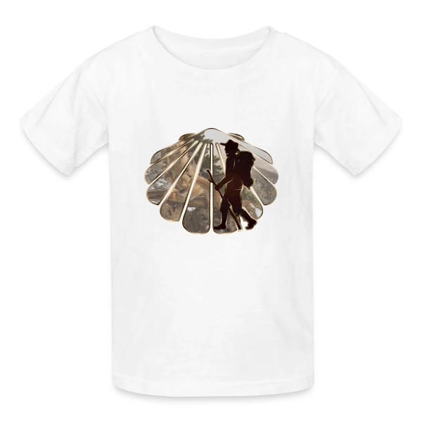 L'Âme du Pèlerin sur T-shirts Russell Enfant