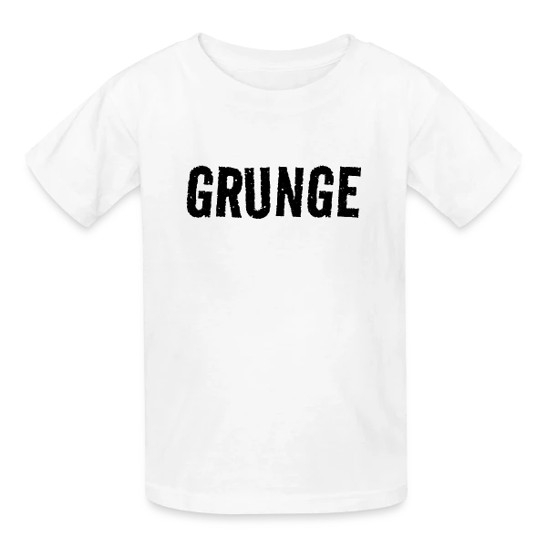 Motif Grunge Distressed sur T-shirts Russell Enfant