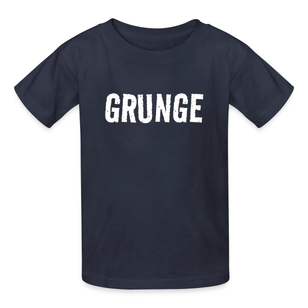 Esprit Grunge Blanc sur T-shirts Russell Enfant