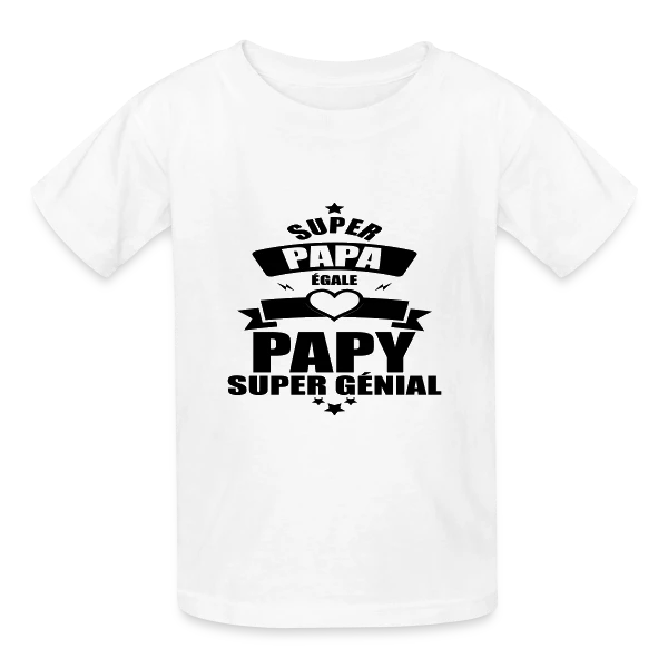 Super Papy, Super Papa : Le Meilleur des Grands-Pères sur T-shirts Russell Enfant
