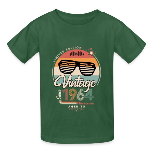 Vintage Depuis 1964 : Un Classique Intemporel sur T-shirts Russell Enfant