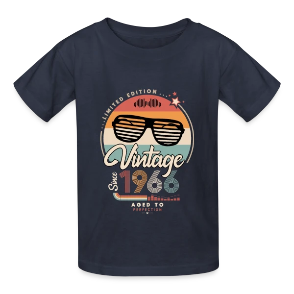 Vintage Depuis 1966 : Un Millésime Exceptionnel sur T-shirts Russell Enfant