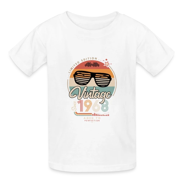 Vintage Depuis 1968 : L'Esprit Révolutionnaire sur T-shirts Russell Enfant
