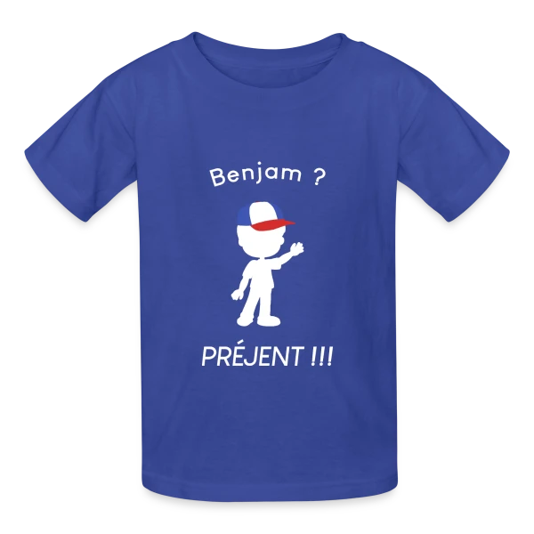 Tricolore Humour sur T-shirts Russell Enfant