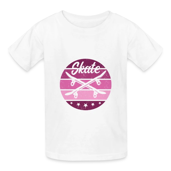 Je Peux Pas J'ai Skate sur T-shirts Russell Enfant