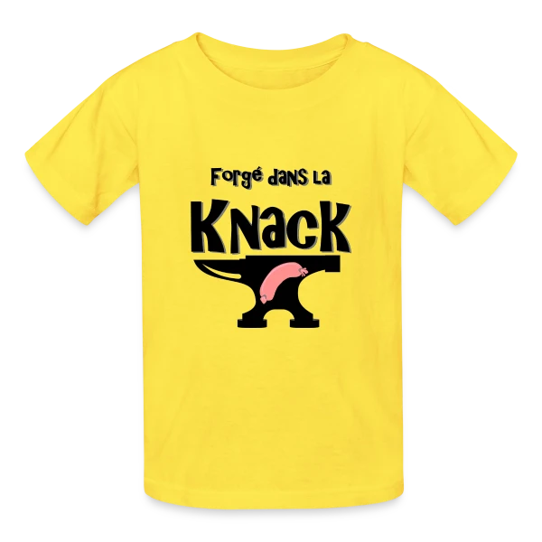 Forgé dans la Knack sur T-shirts Russell Enfant