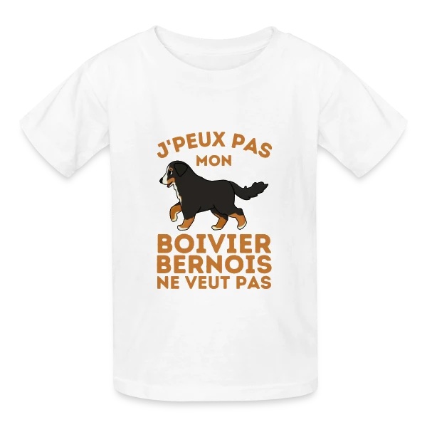 Humour Mon Bouvier Bernois sur T-shirts Russell Enfant