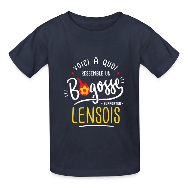 Supporter Lensois Bogosse : Fier de Lens sur T-shirts Russell Enfant