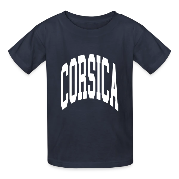 Korsika Simple sur T-shirts Russell Enfant