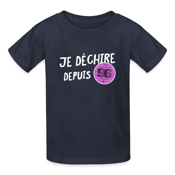 Je déchire depuis 1996 - Anniversaire Fun & Vintage sur T-shirts Russell Enfant