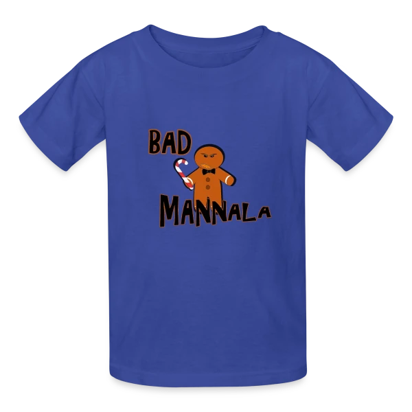 Mannala Alsacien Humour : Brioche de Noël sur T-shirts Russell Enfant
