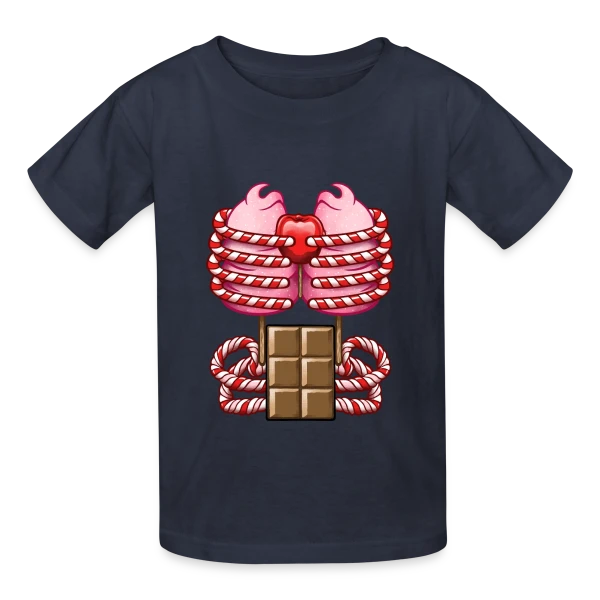 Organes Sucrés Humour sur T-shirts Russell Enfant