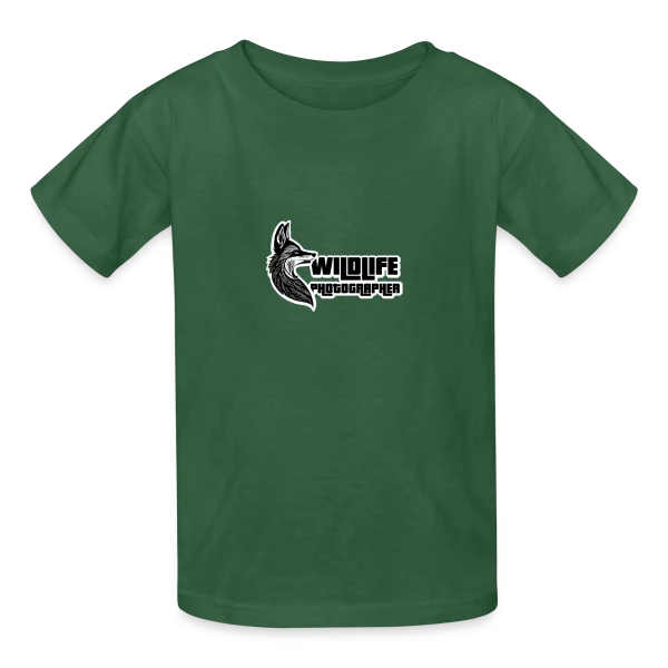 Renard Photographe Nature sur T-shirts Russell Enfant