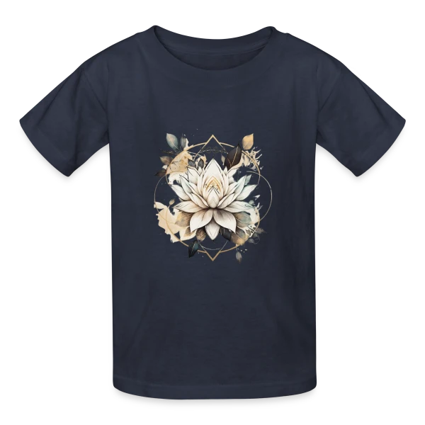 Yoga: L'Art de la Méditation sur T-shirts Russell Enfant