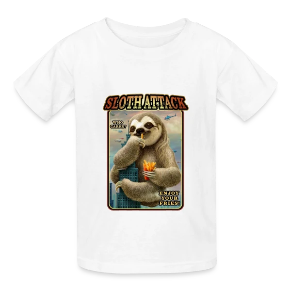 Assaut du Paresseux Géant : Chapitre 1 sur T-shirts Russell Enfant