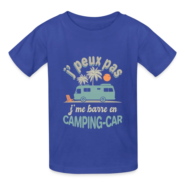 Je Me Barre en Camping-Car à Agadir! Humour Retraite sur T-shirts Russell Enfant